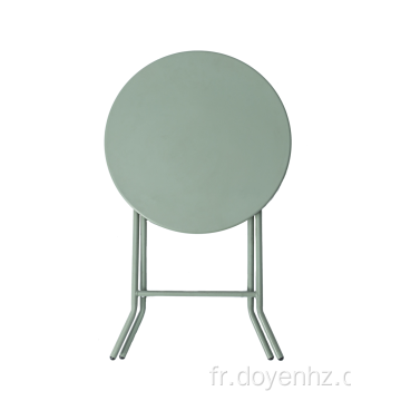 Table ronde pliante en métal 46cm